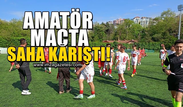 Zonguldak'ta düzenlenen U-16 Şampiyonası'nda olay çıktı!
