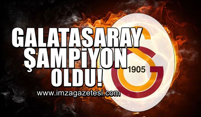 2023-2024 Trendyol Süper Lig Şampiyonu Galatasaray!