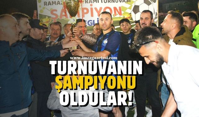 Alaplı'da düzenlenen futbol yarışmasının galibi belli oldu!