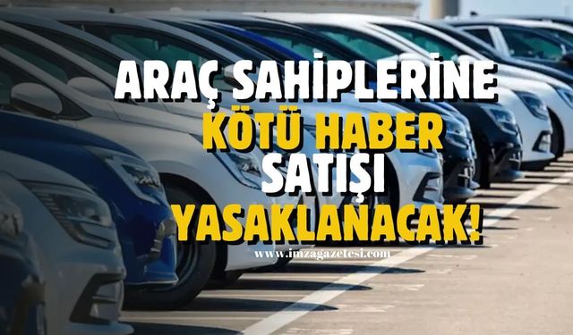 Araç sahiplerine kötü haber! Kriterlere uymayan araçlar için tarih belirlendi