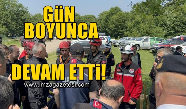 Arama kurtarma tatbikatı gün boyunca devam etti!