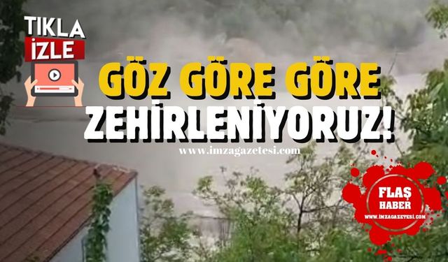 Vatandaştan büyük tepki! "Göz göre göre zehirleniyoruz!"