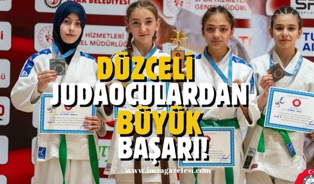 Düzce'li Judo Minikleri Şampiyonada 3 Madalya Kazandı!