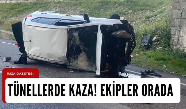Zonguldak-Ereğli yolunda kaza! Ekipler orada