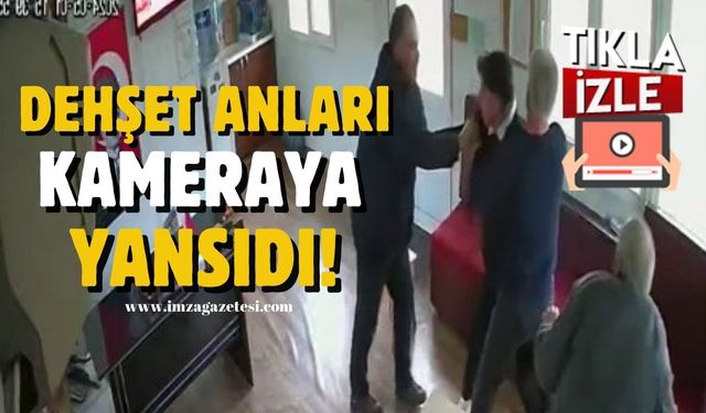 Zonguldak’ta taksi durağında dehşet dakikaları kameraya yansıdı!