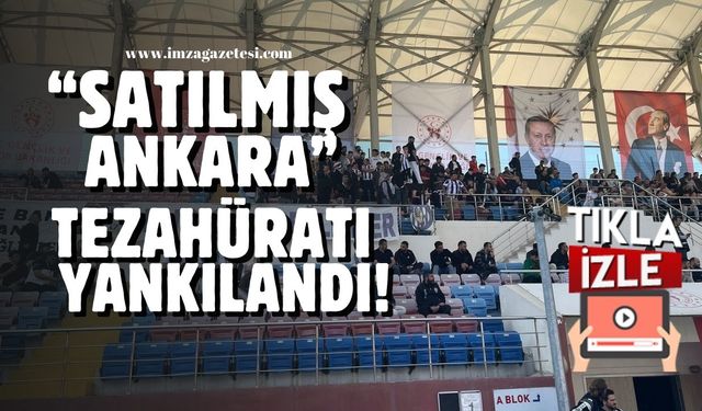 Kdz.Ereğli Belediyespor taraftarlarından “Satılmış Ankara” tezahüratı!