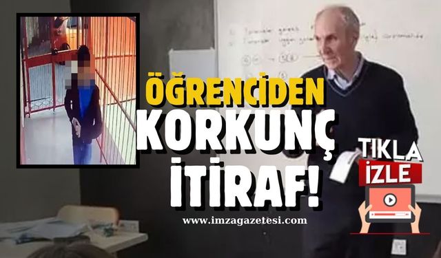 Öğretmenini öldüren öğrencinin kan donduran ifadesi ortaya çıktı!