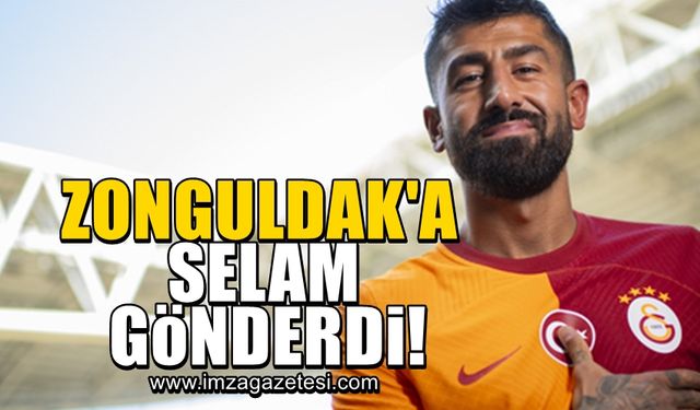 Galatasaray futbolcusu Kerem Demirbay, Zonguldak'a selam gönderdi!