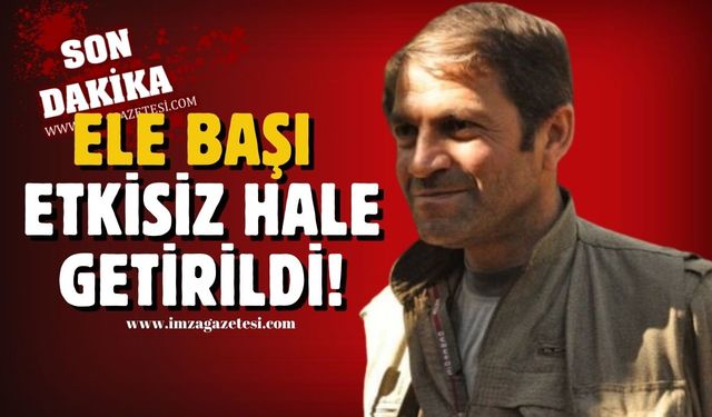 MİT'ten operasyon! Ele başı etkisiz hale getirildi!