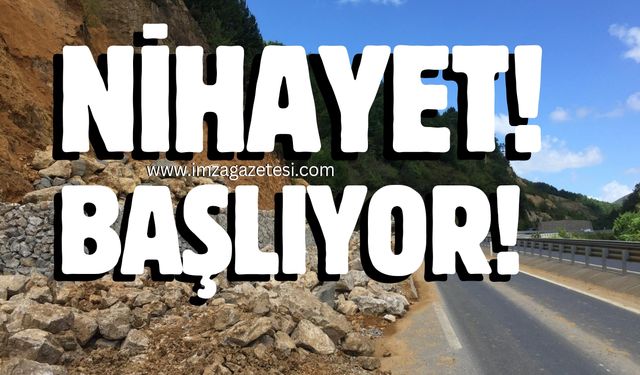 Zonguldak-Ereğli arası ulaşımda tehlike kalkıyor! Nihayet, başlıyor!