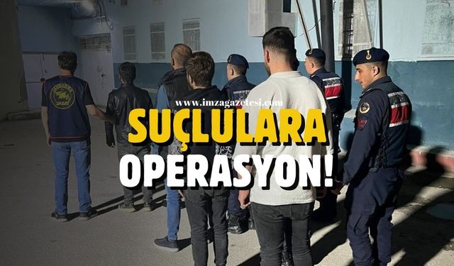 Hapis cezası bulunan şahıslara operasyon!