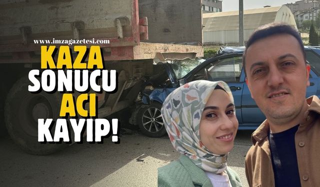 Kaza sonucu acı kayıp!