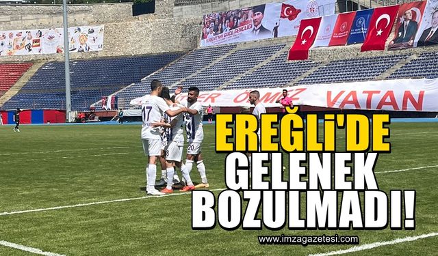 Kdz.Ereğli Belediyespor geleneği bozmadı!