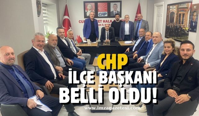 Chp ilçe başkanı belli oldu!