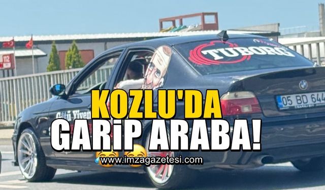 Kozlu’da garip araba!