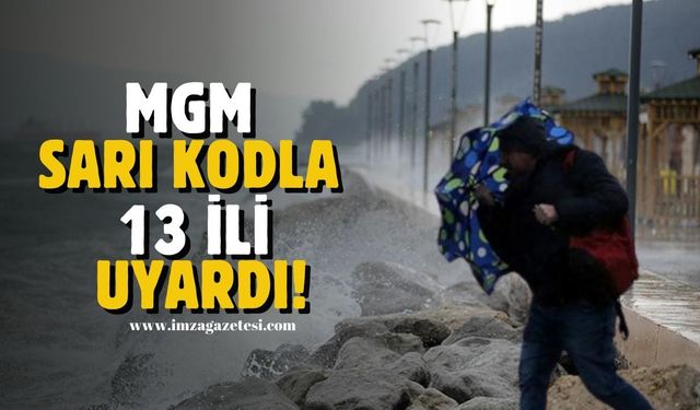 MGM sarı kodla uyarıyor! Fırtına ve yağış ile heyelan riski artıyor