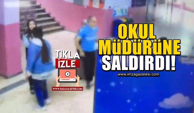 Öğrenci velisi, okul müdürüne saldırdı!