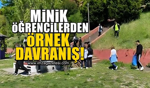 Öğrencilerden anlamlı etkinlik!