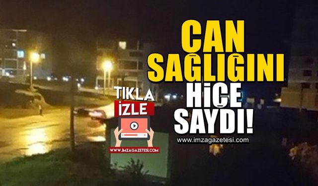 Otomobil sürücüsü trafikte can sağlığını hiçe saydı!