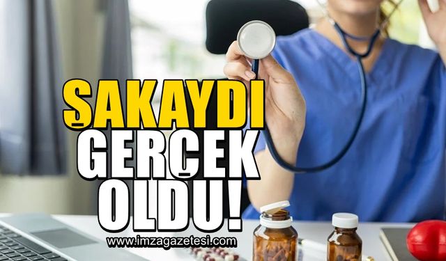 Şakaydı gerçek oldu! Uzaktan muayene başlıyor...