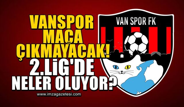 Vanspor da maça çıkmama kararı aldı! TFF 2.Lig Beyaz Grup'ta neler oluyor?