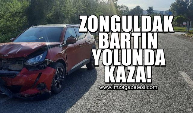 Zonguldak-Bartın yolunda kaza!