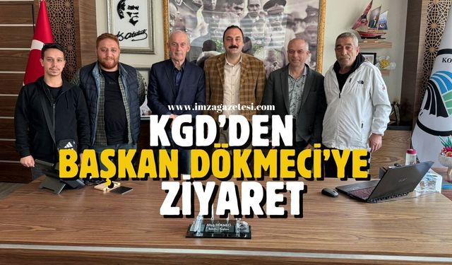 KGD’den Başkan Dökmeci’ye hayırlı olsun ziyareti