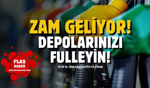 Akaryakıta zam yolda! Tarih verildi! Zam gelmeden deponuzu fulleyin...