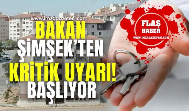 Bakan Şimşek’ten Kiracılara ve Ev Sahiplerine Kritik Açıklama! Temmuz'da Başlıyor