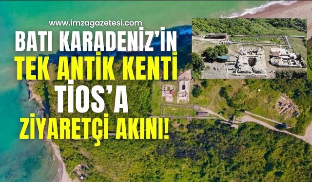 Batı Karadeniz'in tek antik kenti Tios'a ziyaretçi akını!