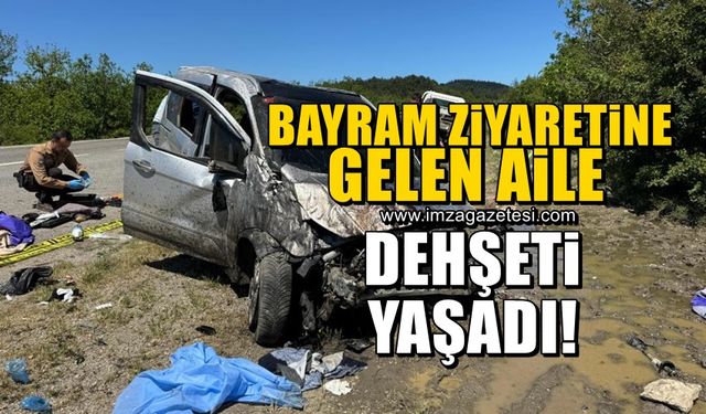 Bayram ziyaretine gelen aile dehşeti yaşadı!