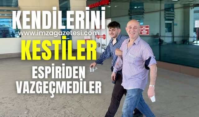 Kurban keserken kendilerini kestiler! Yine de espriler havada uçuştu