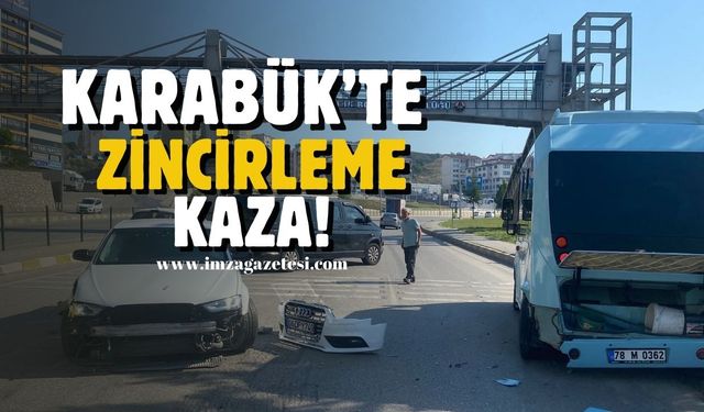 Karabük'te zincirleme trafik kazası!