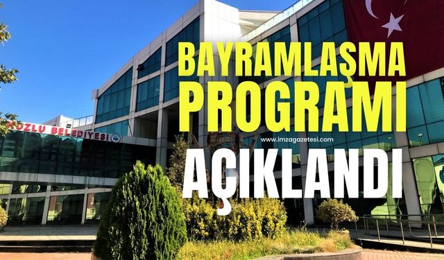 Kozlu Belediyesinden Bayramlaşma Programı Açıklaması