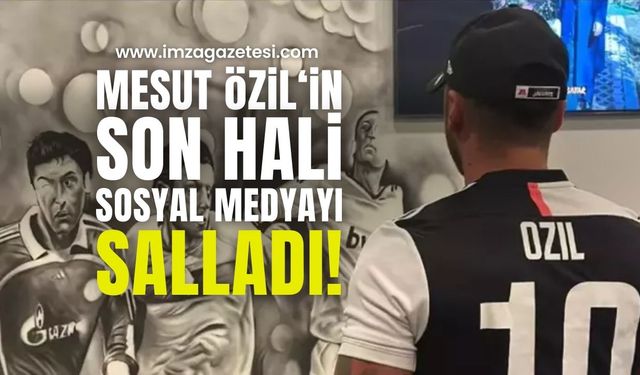 MESUT ÖZİL'İN SPOR YAPARKENKİ GÖRÜNTÜLERİ SOSYAL MEDYAYI SALLADI