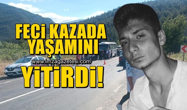 Motosiklet sürücüsü feci kazada yaşamını yitirdi!