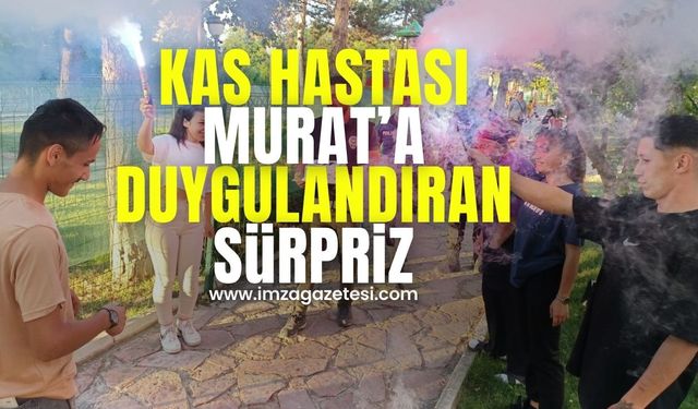 Polislerden kas hastası Murat'a sürpriz...