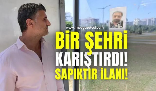 Şok Edici Olay: Otobüs Duraklarına Sapık İlanı