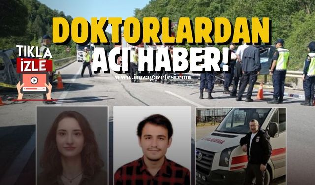 Feci kaza! 2'si doktor 4 ölü, 2 yaralı!