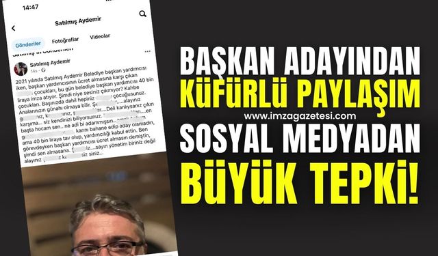 Belediye başkan adayından ağır küfürler!