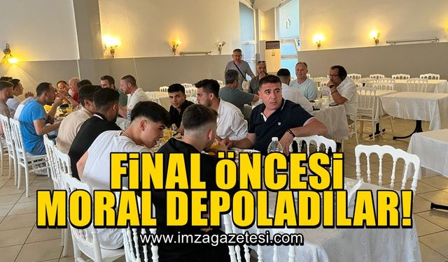 Tepebaşıspor yönetiminden final öncesi moral yemeği!