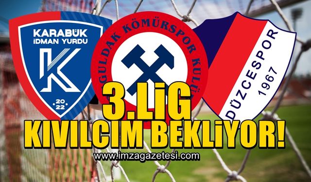 TFF 3.Lig kıvılcım bekliyor! Batı Karadeniz'de derbi coşkusu yaşanabilir...