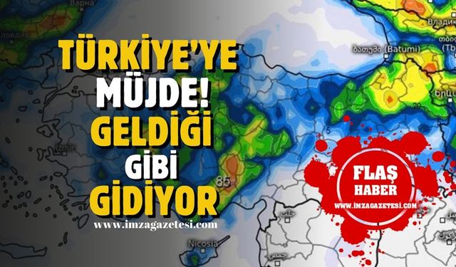 Türkiye'ye müjde! Geldiği gibi gidiyor