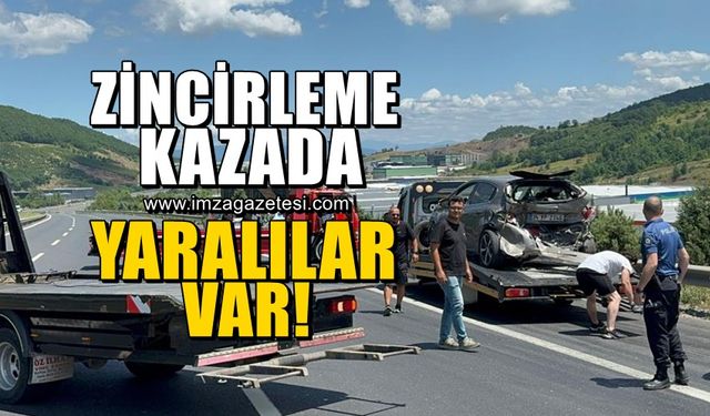 Zincirleme kazada çok sayıda kişi yaralandı!