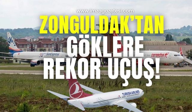 Temmuzda Havalimanında Yoğun Trafik: Zonguldak'tan Göklere Rekor Uçuş!