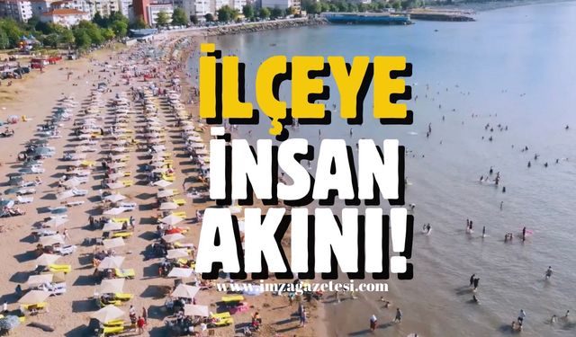 İlçeye akın akın geliyorlar!