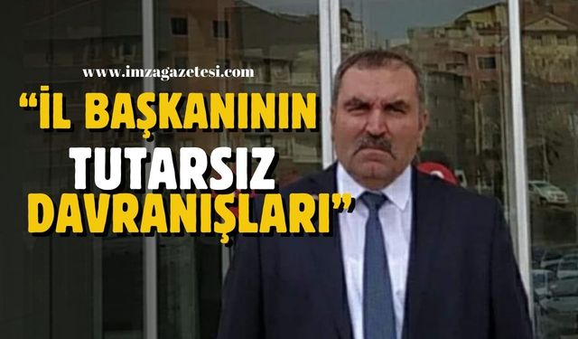 İlçe başkanından il başkanına veyansın!