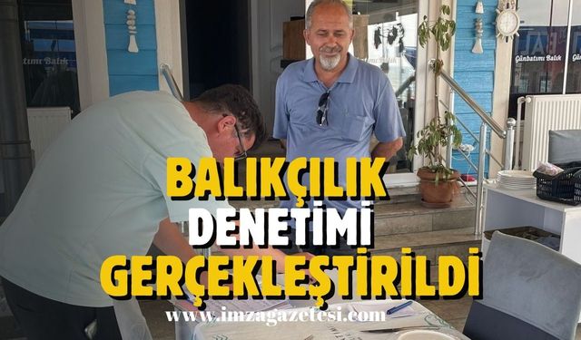 Balıkçılık denetimi gerçekleştirildi...