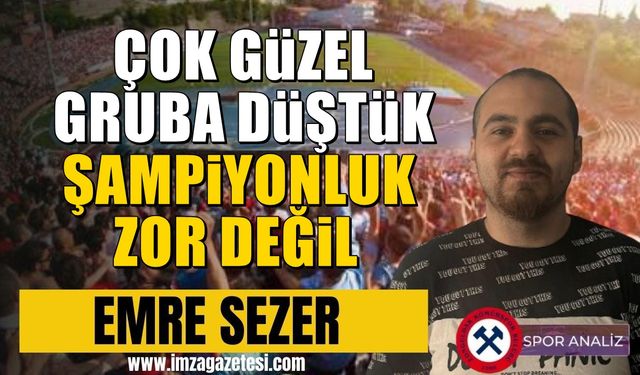 Zonguldak Kömürspor çok güzel gruba düştü! Şampiyonluk zor değil...