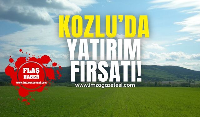 Zonguldak Kozlu'da Yatırım Fırsatı... Satışa çıkıyor!